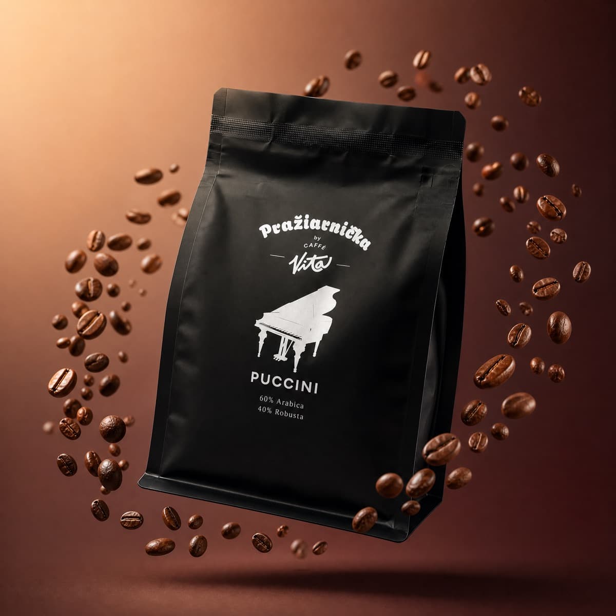 Puccini blend - 60% arabica, 40% robusta